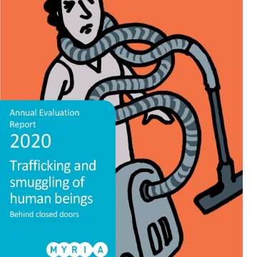 De Engelse versie van het jaarverslag Mensenhandel en mensensmokkel 2020 hier beschikbaar